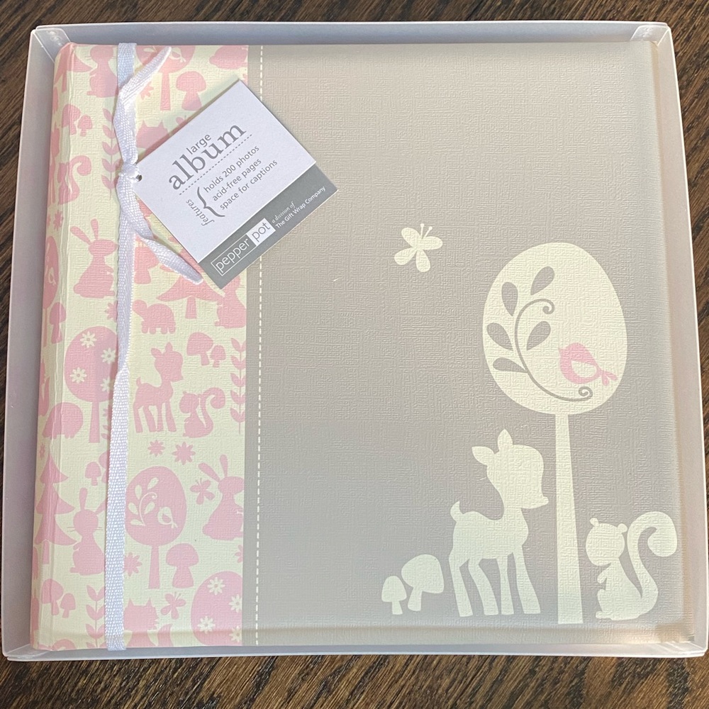 Pepper Pot Baby Photo Album Woodland Deer 200 photos